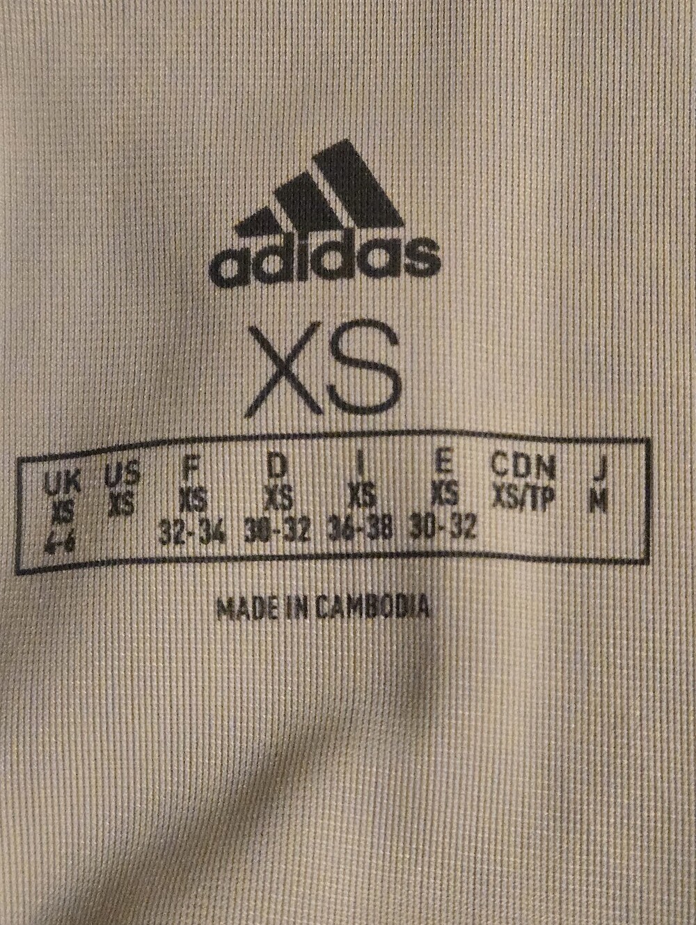 Adidas x Zoe Saldana Cream Racerback Tank Dress Athleisure Women's XS NWT - Picture 12 of 12